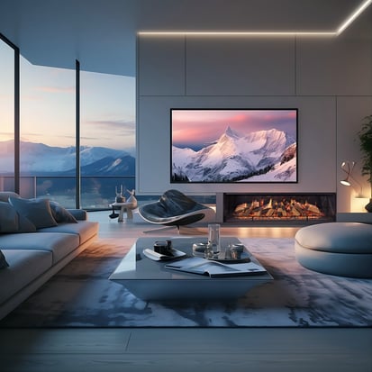 Holographic Front Facing 60 Traditional Flame - 1