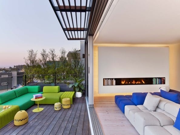 CCS Architecture Photo with Ortal Fireplace