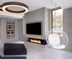 Front Facing Modern Fireplace