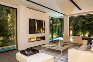 Indoor Outdoor 200 Fireplace in a Residential Setting