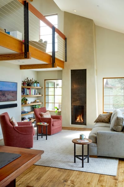 Modern Fireplaces Make for an Inviting Interior