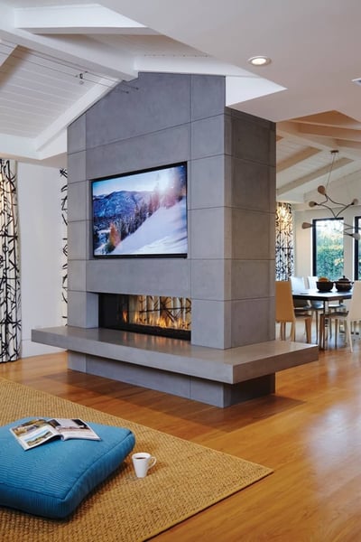 Modern fireplaces