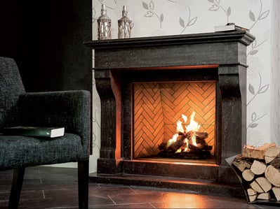 Ortal Traditional Front-Facing Gas Fireplace