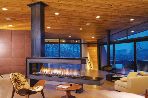 Island Fireplace