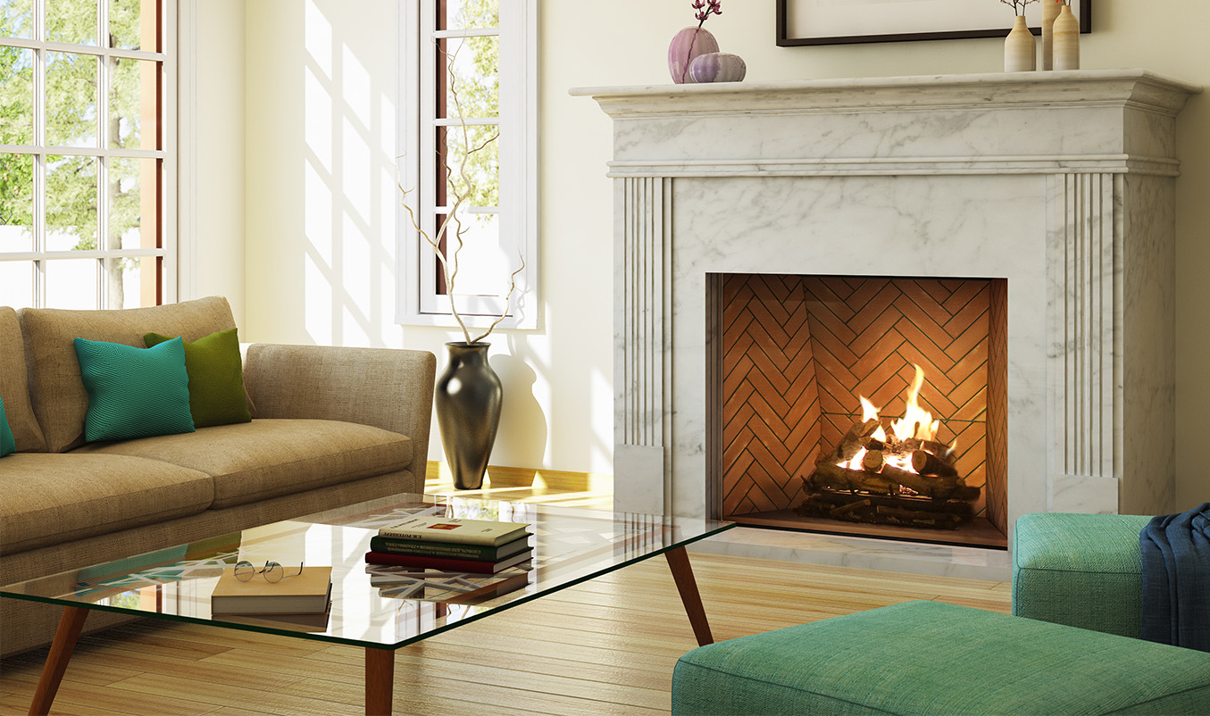 Traditional 110 Fireplace-1
