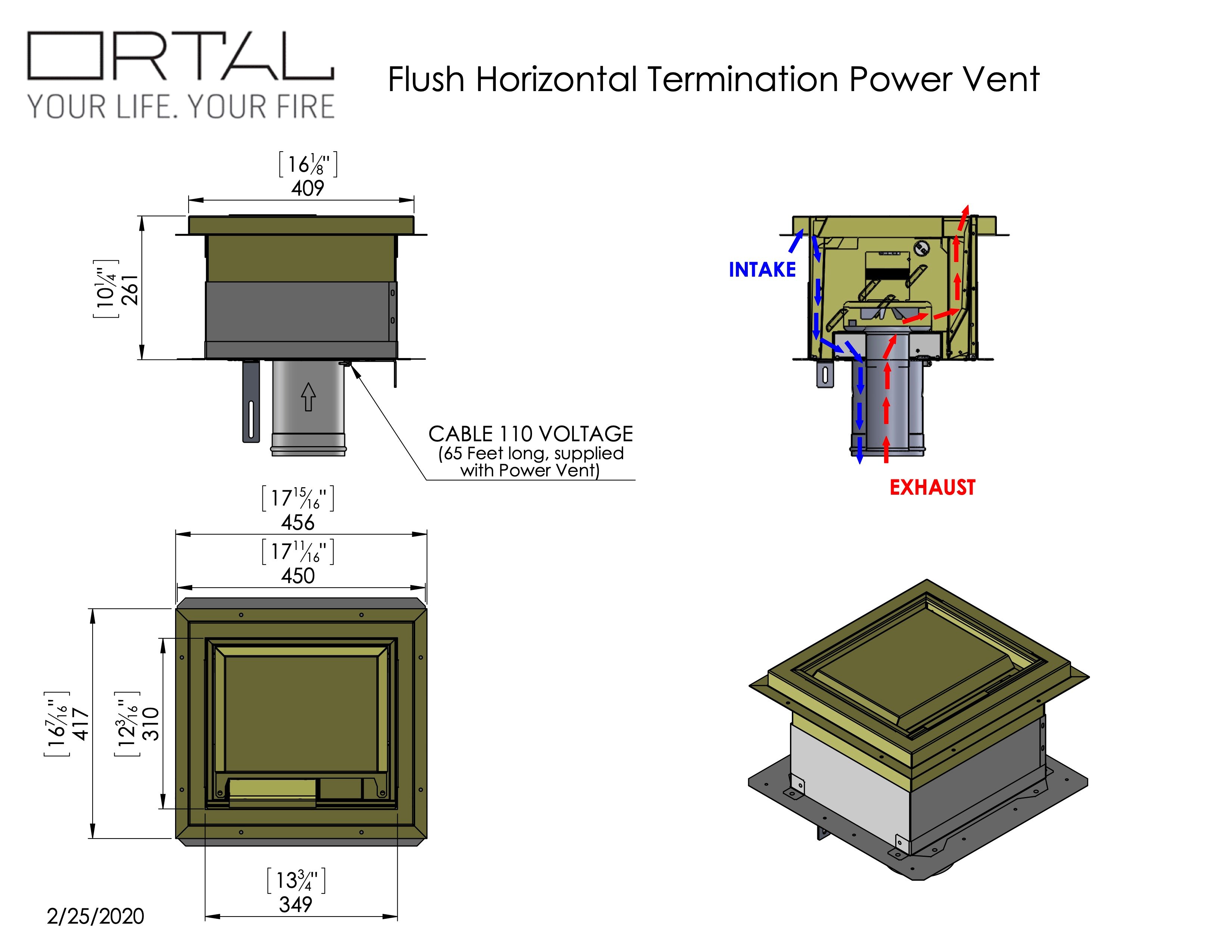 Flush-Horizontal-Termination-Power-Vent