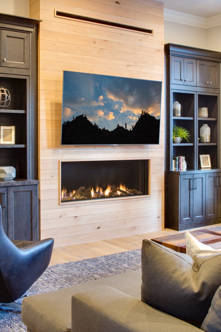 offset fireplace and tv ideas