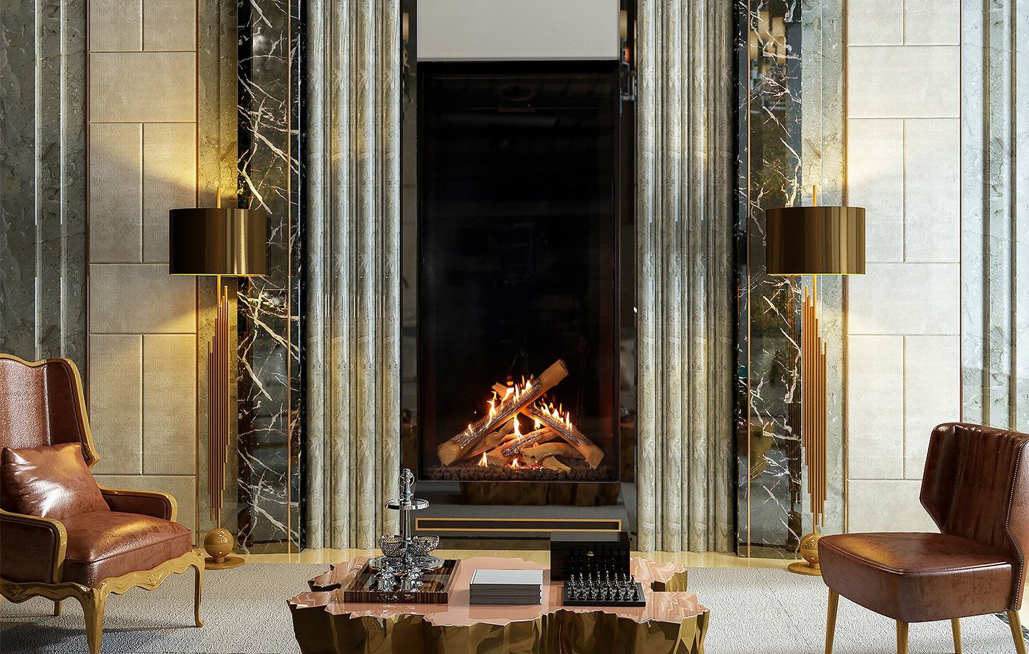 Reaching New Heights in Fireplace Design