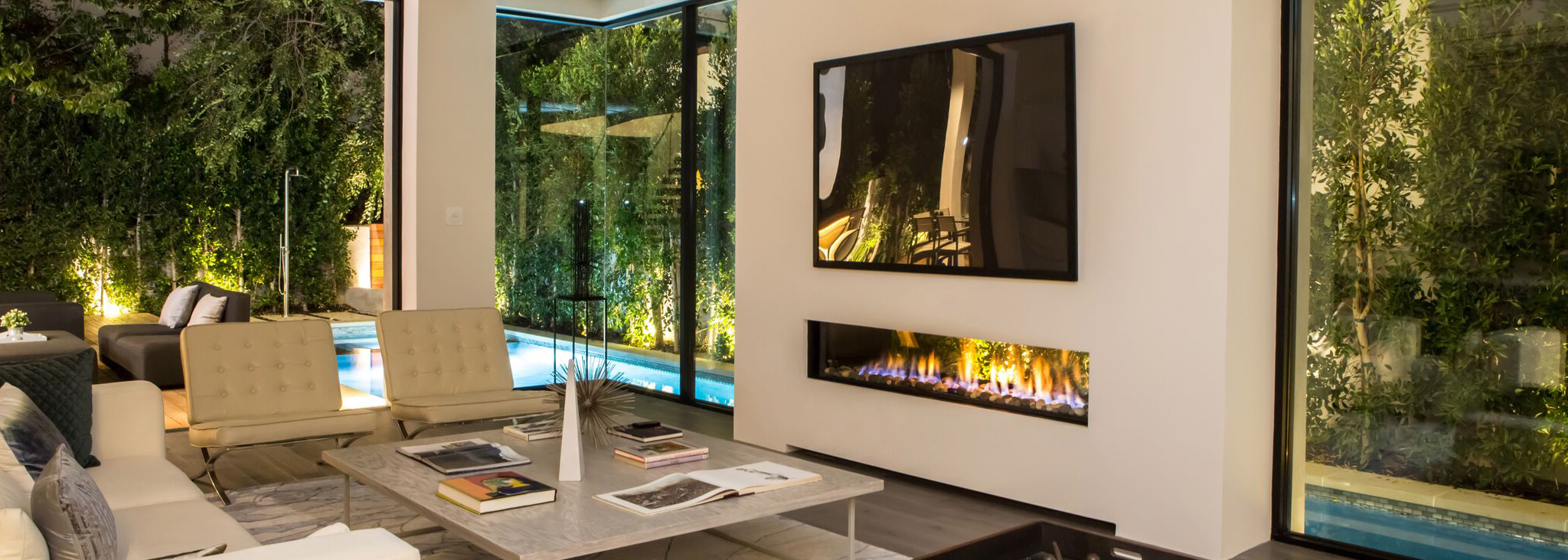 Indoor Outdoor Tunnel Fireplaces